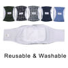Picture of JoyDaog Reusable Dog Belly Bands for Male Dogs,5 Pack Premium Washable Dog Diapers Male Puppy Nappies Wrap,M