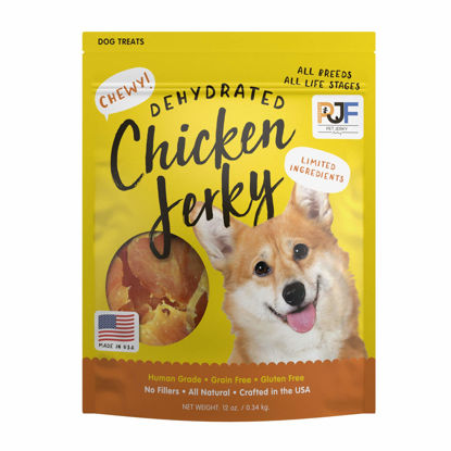 Picture of Pet Jerky Factory Premium Whole Muscle Chicken 12 oz. Dog Jerky Treats | 100% Human Grade | USA Made | High Protein | Grain Free | Limited Ingredients | No Filler | BHA-BHT Free | Chewy Texture
