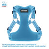 Picture of Best Pet Supplies Voyager Adjustable Dog Harness Leash Set with Reflective Stripes for Walking Heavy-Duty Full Body No Pull Vest with Leash D-Ring, Breathable All-Weather - Harness (Baby Blue), XL