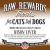 Picture of Northwest Naturals Raw Rewards Freeze-Dried Bison Liver Treats for Dogs and Cats - Bite-Sized Pieces - Healthy, 1 Ingredient, Human Grade Pet Food, All Natural - 3 Oz
