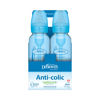 Picture of Dr. Brown’s Natural Flow® Anti-Colic Options+™ Narrow Baby Bottles, 8 oz/250ml, with Level 1 Slow Flow Nipple, 4 Pack, Blue/Clear