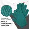 Picture of Evridwear Exfoliating Dual Texture Bath Gloves for Shower, Spa, Massage and Body Scrubs, Dead Skin Cell Remover, with Hanging Loop Heavy(5 Pairs Gift Set for Men and Women )