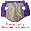Picture of JoyDaog 2 Layers Fleece Lined Warm Dog Jacket for Winter Cold Weather,Soft Windproof Large Dog Coat,Purple XXL