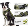 Picture of WINGOIN Green Harness with Handle Tactical Dog Harness for Large Dogs No Pull Adjustable Reflective K9 Military Dog Vest Harnesses with Easy Control Handle and Hook & Loop Pa(XL)