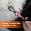 Picture of NTR 50FT Long Dog Leash, Rope Dog Leash with Swivel Lockable Hook and Comfortable Padded Handle, Dog Training Leash Lead for Walking, Hunting, Camping, Backyard for Small Medium and Large Dogs, Pink