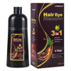 Picture of MEIDU Brown Hair Dye Shampoo for Gray Coverage - Con Tinte Para Canas, Herbal 3-in-1 Instant Color for Men and Women (Brown)
