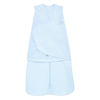 Picture of HALO 100% Cotton Sleepsack Swaddle, 3-Way Adjustable Wearable Blanket, TOG 1.5, Baby Blue, Small, 3-6 Months
