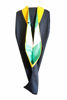 Picture of GRADWYSE Science Master Hood M.S. Graduation Master Degree Hood, Various College Colors Available Golden Yellow (Green/White)
