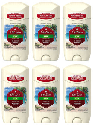 Picture of Old Spice Antiperspirant and Deodorant for Men Fiji with Palm Tree Scent 2.6 Oz (Pack of 6)