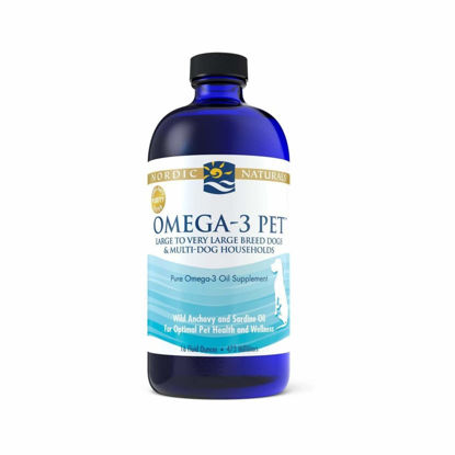 Picture of Nordic Naturals Omega-3 Pet, Unflavored - 16 oz - 1518 mg Omega-3 Per Teaspoon - Fish Oil for Large to Very Large Dogs with EPA & DHA - Promotes Heart, Skin, Coat, Joint, & Immune Health