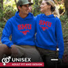 Picture of Campus Colors Adult Arch & Logo Soft Style Gameday Hooded Sweatshirt (SMU Mustangs - Blue, Large)