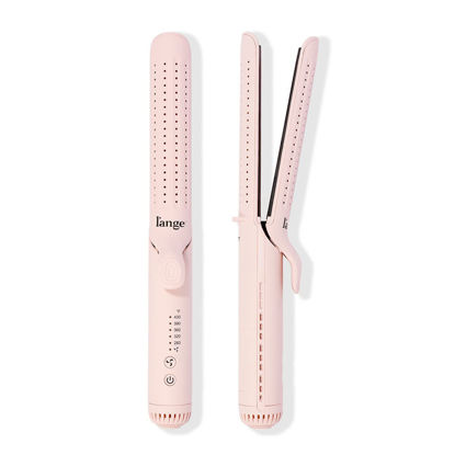 Picture of L'ANGE HAIR Le Duo Grande 360° Airflow Styler | 2-in-1 Curling Wand & Titanium Flat Iron Professional Hair Straightener and Curler with Cooling Air Vents to Lock in Style | Adjustable Temp (Blush)