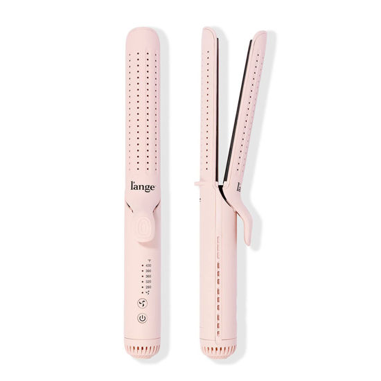 Picture of L'ANGE HAIR Le Duo Grande 360° Airflow Styler | 2-in-1 Curling Wand & Titanium Flat Iron Professional Hair Straightener and Curler with Cooling Air Vents to Lock in Style | Adjustable Temp (Blush)