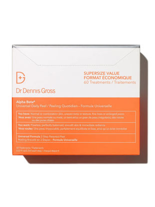 Picture of Dr Dennis Gross Alpha Beta Universal Daily Peel | 2 Step Daily Treatment to Boost Radiance, Smooth Fine Lines, Refine Pores, and Improve Tone & Texture | 60 Treatments