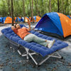 Picture of ABORON 2Pack Oversized XXL Folding Camping Cot W/Mat for Adults, 78" L x 32" W x 18" H Heavy Duty Outdoor Bed with Carry Bag,1200 D Layer Oxford Travel Camp Cots