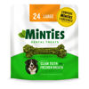 Picture of Minties Dental Chews for Dogs, 24 Count, Vet-Recommended Mint-Flavored Dental Treats for Large Dogs Over 50 lbs, Dental Bones Clean Teeth, Fight Bad Breath, and Removes Plaque and Tartar