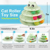 Picture of UPSKY 24 PCS Cat Toys, 3-Level Turntable Kitten Toys Set, Interactive Cat Roller Toys for Indoor Cats, Catnip Toys, Cat Teaser Toys, Mice Toys, Spring Toys, Various Ball Toys for Kitty.