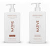 Picture of Native Shampoo and Conditioner Set | Sulfate Free, Paraben Free, Dye Free, with Naturally Derived Clean Ingredients| 16.5 oz (Coconut & Vanilla, Moisturizing), 2, 1.3 ounces