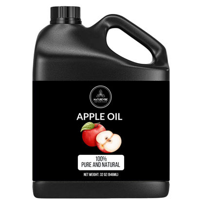 Picture of Naturevibe Botanicals Apple Oil 32 Ounces | 100% Pure and Natural | Great for Skin Care and Hair Care