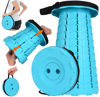 Picture of 2023 Upgraded-Portable Collapsible Folding Stool, Retractable Telescoping Foldable Camping Stool for Adults for Outdoor Fishing Hiking Gardening Travel BBQ (Sky Blue)