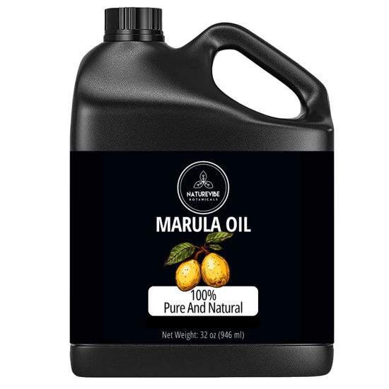 Picture of Naturevibe Botanicals Marula Oil 32 Ounces | 100% Pure and Natural | Great for Skin Care and Hair Care