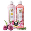 Picture of NATURAL SANT - Onion Biotin and Rosemary Shampoo & Treatment for Stronger, Thicker and Longer Strands - Soft Shine, Anti-Hair Loss and Thinning, Growth Formula, Paraben and Silicone Free
