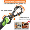 Picture of NTR 50FT Dog Long Leash, Rope Dog Leash with Swivel Lockable Hook and Comfortable Padded Handle, Dog Training Leash Lead for Walking, Hunting, Camping, Backyard for Small Medium and Large Dogs Green