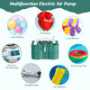Picture of IDAODAN Electric Balloon Pump, Electric Air Inflate/Deflate Pump, Electric Balloon Blower Machine Balloon Air Pump for Latex Foil Long Balloons Pool Float Air Mattress Swimming Ring Vacuum Bag