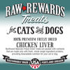 Picture of Northwest Naturals Raw Rewards Freeze-Dried Chicken Liver Treats for Dogs and Cats - Bite-Sized Pieces - Healthy, 1 Ingredient, Human Grade Pet Food, Natural - 3 Oz (Pack of 3)