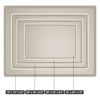 Picture of Hubulk Dog Feeding Mat,Silicone Pet Food and Water Bowl Placemat,Dishwasher, High Raised Edge to Prevent Spills,Nonslip Waterproof Tray to Stop Messes on Floor（32"x24"x1.0", Taupe）