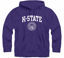 Picture of Barnesmith K-State University Wildcats Hooded Sweatshirt, Heritage, Purple, Large
