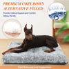 Picture of KISYYO Dog Beds for Small Dogs Deluxe Pet Beds for Crates Washable Dog Bed Mat, 24 x 18 x 3 Inches, Grey