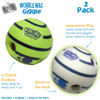 Picture of Wobble Wag Giggle Ball 2 Pack- Interactive Dog Toy, Fun Giggle Sounds When Rolled or Shaken, Pets Know Best, 1 Original & 1 Glow in The Dark Ball