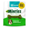 Picture of Minties Dental Chews for Dogs, 60 Count, Vet-Recommended Mint-Flavored Dental Treats for Medium Dogs 25-50 lbs, Dental Bones Clean Teeth, Fight Bad Breath, and Removes Plaque and Tartar
