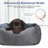 Picture of INVENHO Medium Dog Bed for Large Medium Small Dogs, Rectangle Washable Dog Bed, Orthopedic Dog Bed, Soft Calming Sleeping Puppy Bed Durable Pet Cuddler with Anti-Slip Bottom M(25"x21"x8")
