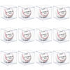 Picture of 12 Pack Baseball Display Case UV Protected Acrylic Clear Baseball Holder Square Cube Ball Protector Memorabilia Autograph Display Box for Official Size Baseball