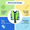 Picture of Limmys Premium Neoprene Swim Vest for Children - Ideal Buoyancy Swimming Aid for Boys, Girls and Toddlers - Modern Design Swim Jacket - Drawstring Bag Included … (Lime Green, Small)