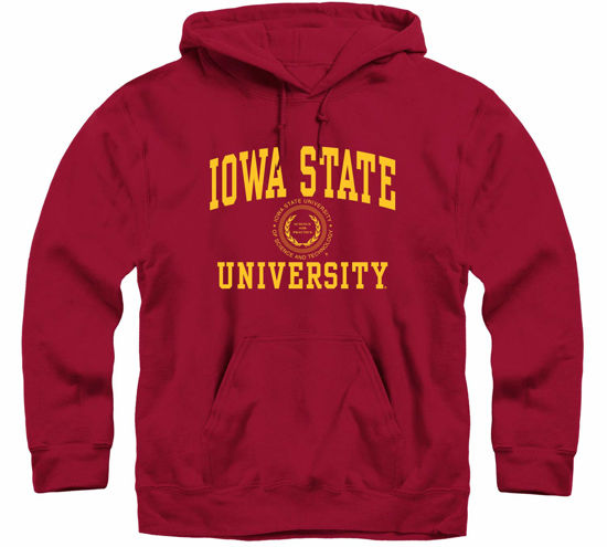 Picture of Barnesmith Iowa State University Cyclones Hooded Sweatshirt, Heritage, Cardinal, XX-Large