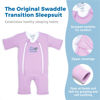 Picture of Magic Sleepsuit Baby Merlin's 100% Cotton Baby Transition Swaddle - Baby Sleep Suit - Lavender - 6-9 Months