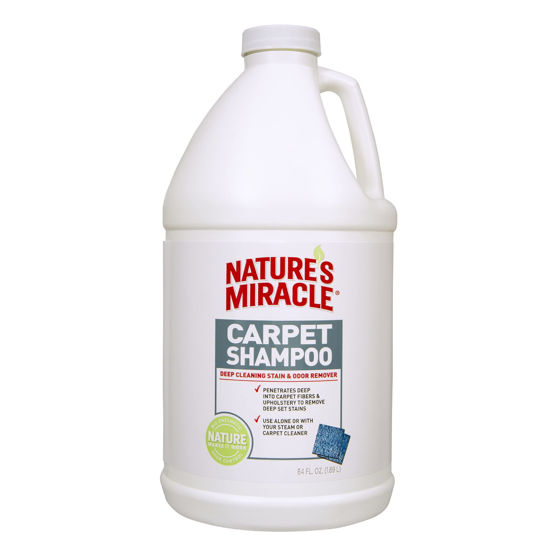 Picture of Nature's Miracle Carpet Shampoo, Deep-Cleaning Stain and Odor Remover 64 Ounce