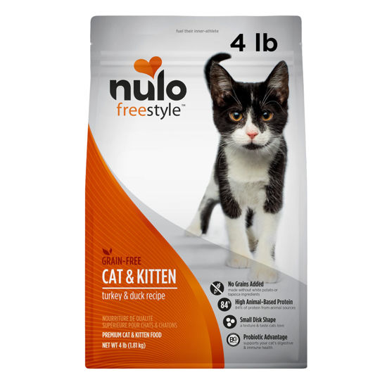 GetUSCart Nulo Freestyle Cat & Kitten Food, Premium GrainFree Dry
