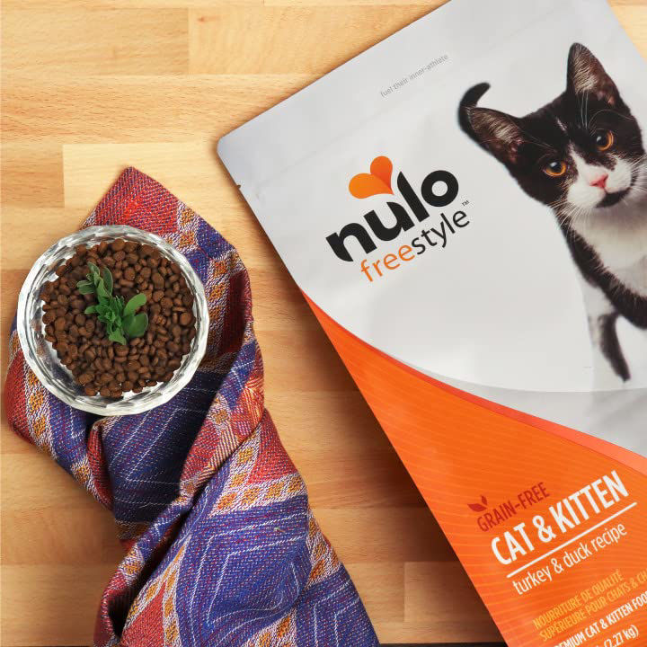 GetUSCart Nulo Freestyle Cat & Kitten Food, Premium GrainFree Dry