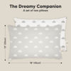 Picture of 2-Pack Toddler Pillow - Soft Organic Cotton Toddler Pillows for Sleeping - 13X18 Small Pillow for Kids - Kids Pillows for Sleeping - Kids Pillow for Travel, School, Nap, Age 2 to 5 (Cloud)