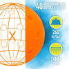 Picture of Franklin Sports X-40 Pickleballs - Outdoor Pickleballs - 12 Pack Bulk - USA Pickleball Approved - Lava - Official Ball of US Open Pickleball Championships