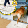 Picture of Muddy Mat® AS-SEEN-ON-TV Highly Absorbent Microfiber Door Mat and Pet Rug, Non Slip Thick Washable Area and Bath Mat Soft Chenille for Kitchen Bathroom Bedroom Indoor and Outdoor - White Large 35"X24"