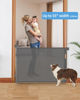 Picture of Veraste Retractable Baby Gate,Mesh Baby Gate or Mesh Dog Gate,33" Tall,Extends up to 55" Wide,Child Safety Gate for Doorways, Stairs, Hallways, Indoor/Outdoor（Grey,33"x55")