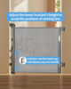 Picture of Veraste Retractable Baby Gate,Mesh Baby Gate or Mesh Dog Gate,33" Tall,Extends up to 55" Wide,Child Safety Gate for Doorways, Stairs, Hallways, Indoor/Outdoor（Grey,33"x55")