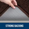 Picture of OLANLY Dog Door Mat for Muddy Paws 40x32, Absorbs Moisture and Dirt, Absorbent Non-Slip Washable Mat, Quick Dry Chenille, Mud Mat for Dogs, Entry Indoor Door Mat for Inside Floor, Brown