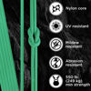 Picture of TECEUM Paracord Type III 550 Lemongrass - 1000 ft - 4mm - Tactical Rope MIL-SPEC - Outdoor para Cord - Camping Hiking Fishing Gear - EDC Parachute Cord - Strong Survival Rope 461