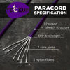 Picture of TECEUM Paracord Type III 550 Indigo - 1000 ft - 4mm - Tactical Rope MIL-SPEC - Outdoor para Cord - Camping Hiking Fishing Gear - EDC Parachute Cord - Strong Survival Rope 032